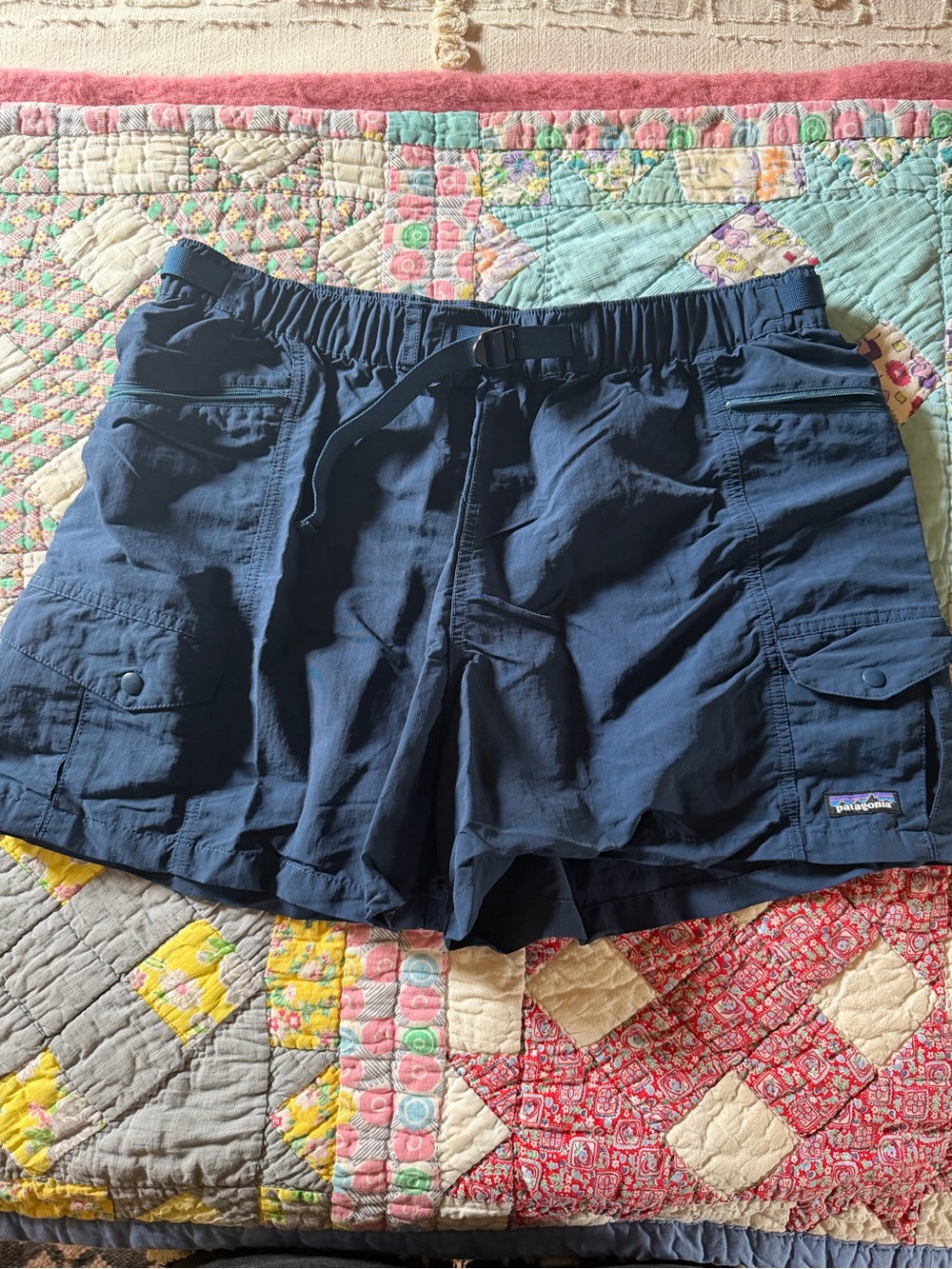Patagonia Navy Blue Women's Cargo Shorts